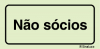 Sinal para instalações desportivas, Não sócios