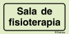 Sinal para instalações desportivas, Sala de fisioterapia